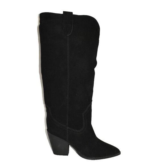 New! Blondo Wylde Waterproof Pointed Toe Boot Black Suede Size 10 M DD518 - Picture 1 of 6